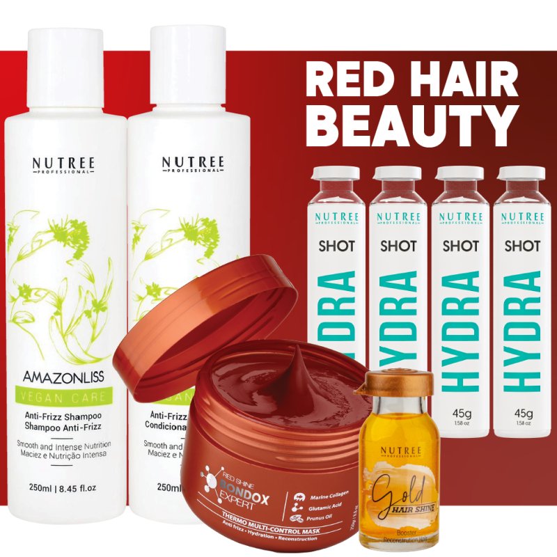Red Hair Care and Beauty Bundle Nutree Cosmetics