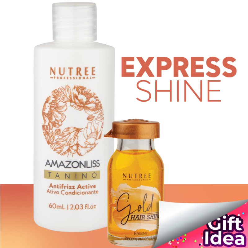 Tanino + Gold Hair Shine Power Dose - Nutree Cosmetics