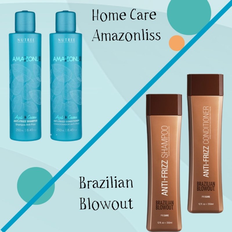 Brazilian Blowout VS Nutree Home Care Amazonliss - Nutree Cosmetics