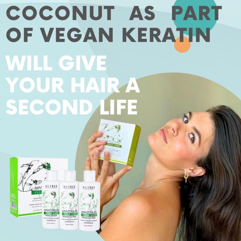 Coconut as part of Vegan Keratin will give your hair a second life - Nutree Cosmetics