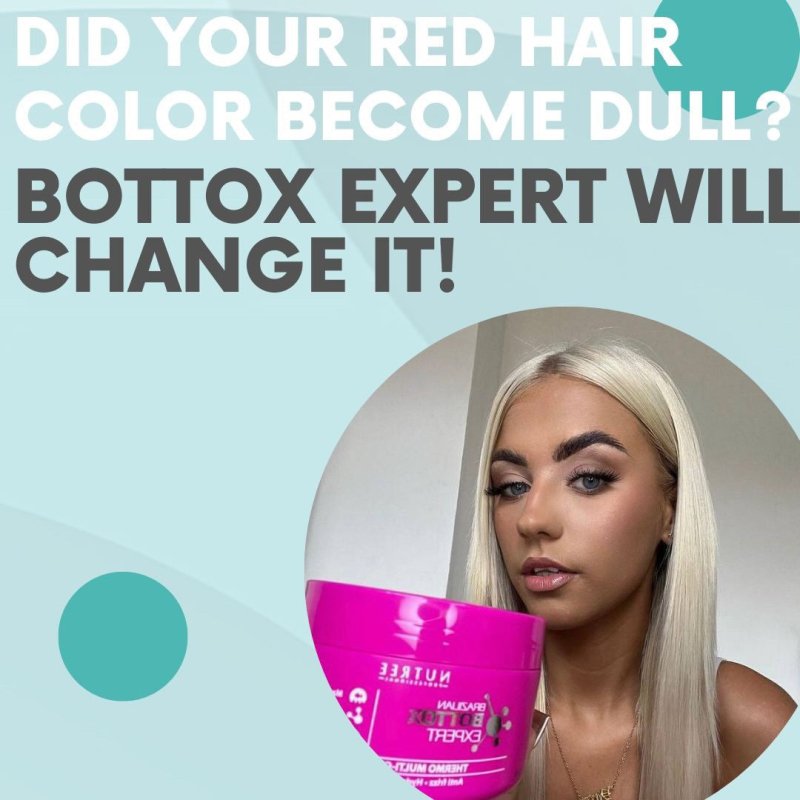 Did your red hair color become dull? Red Bottox Expert will change it! - Nutree Cosmetics