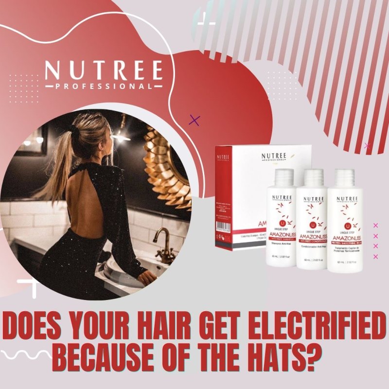 Does your hair get electrified because of the hats? We have a solution
