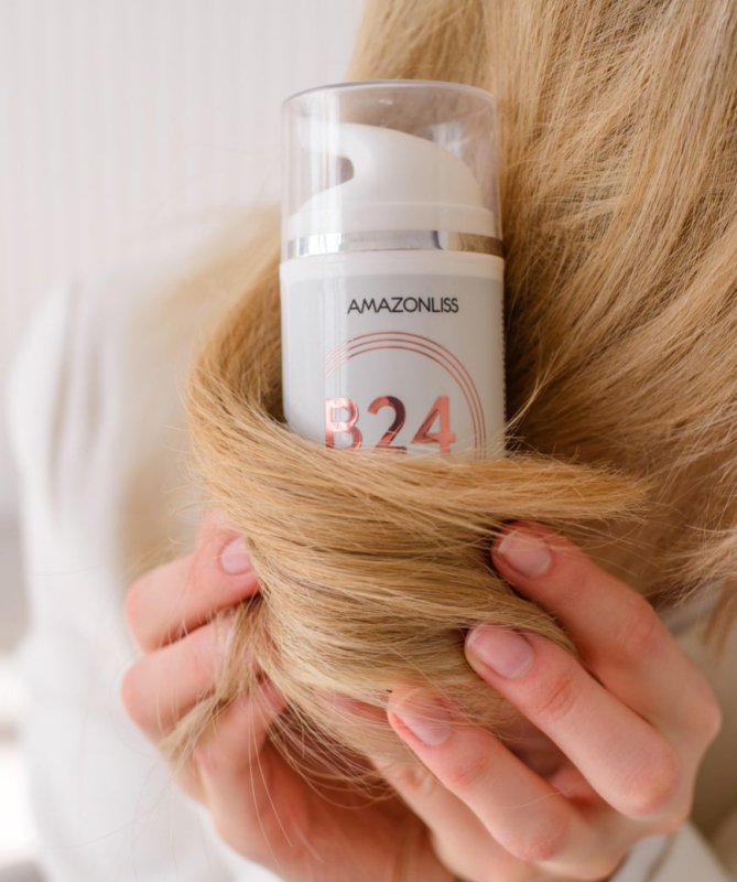 Experience Instant Hair Perfection with B24 Leave-In Hair Mask - Nutree Cosmetics