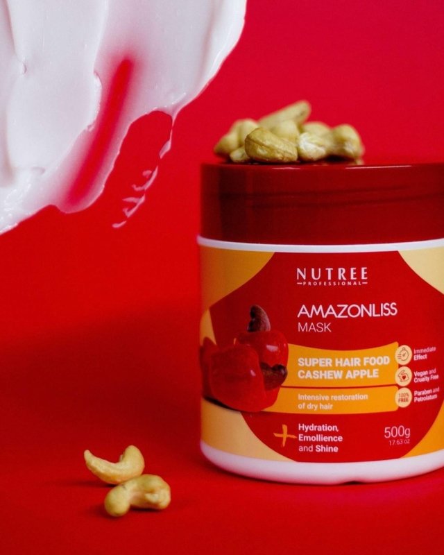 Hot to Use Super Hair Food Mask - Intensive Restoration Cashew Apple from Nutree Cosmetics - Nutree Cosmetics