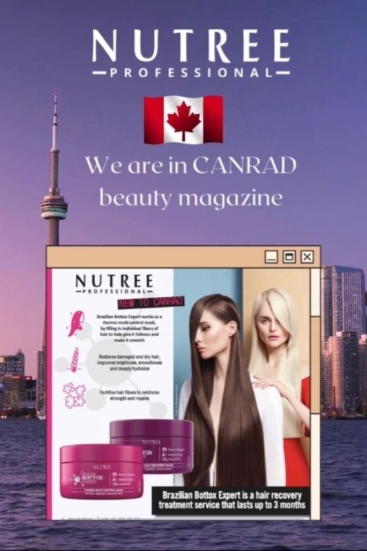 Nutree Bottox Expert is in a CANRAD beauty magazine - Nutree Cosmetics