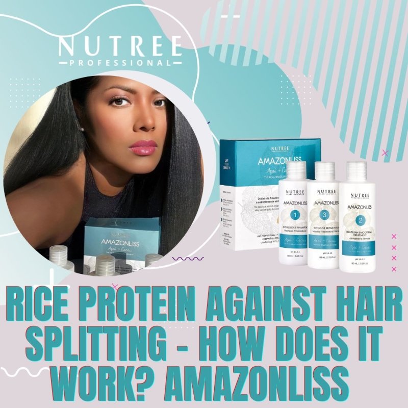 Rice protein against hair splitting how does it work? Amazonliss