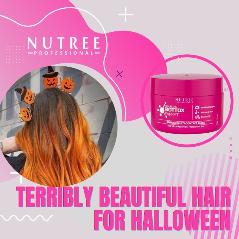 Terribly beautiful hair for Halloween - Nutree Cosmetics