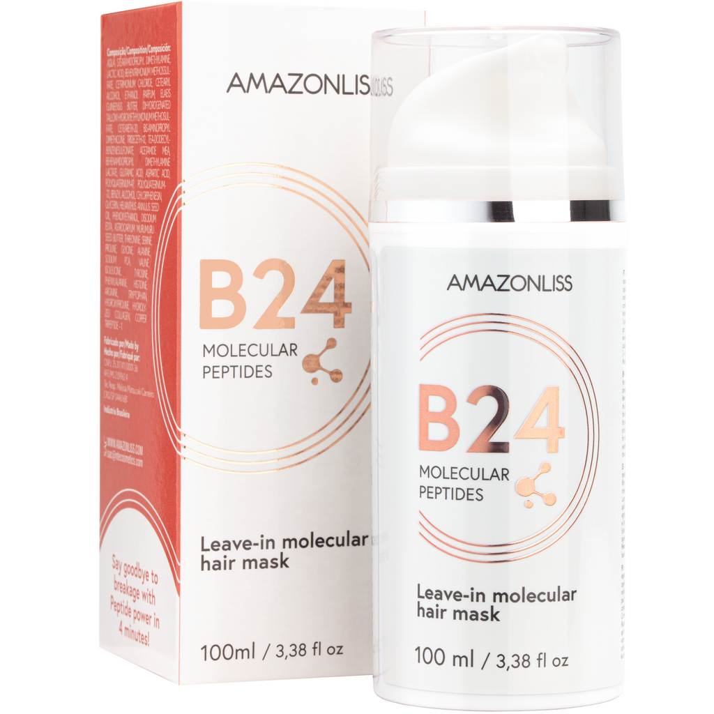 B24 Molecular Peptides – Leave-in molecular hair mask 3.38 fl oz. - Nutree Cosmetics 