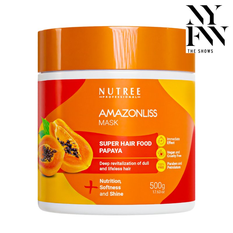 Super Hair Food Mask - Repair Deep Revitalization Papaya 17.63 Oz - Nutree Cosmetics