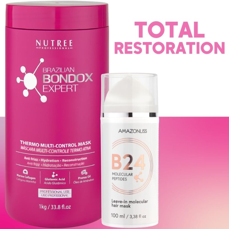 Total Restoration: Bondox Salon Size + B24 Mask - Nutree Cosmetics