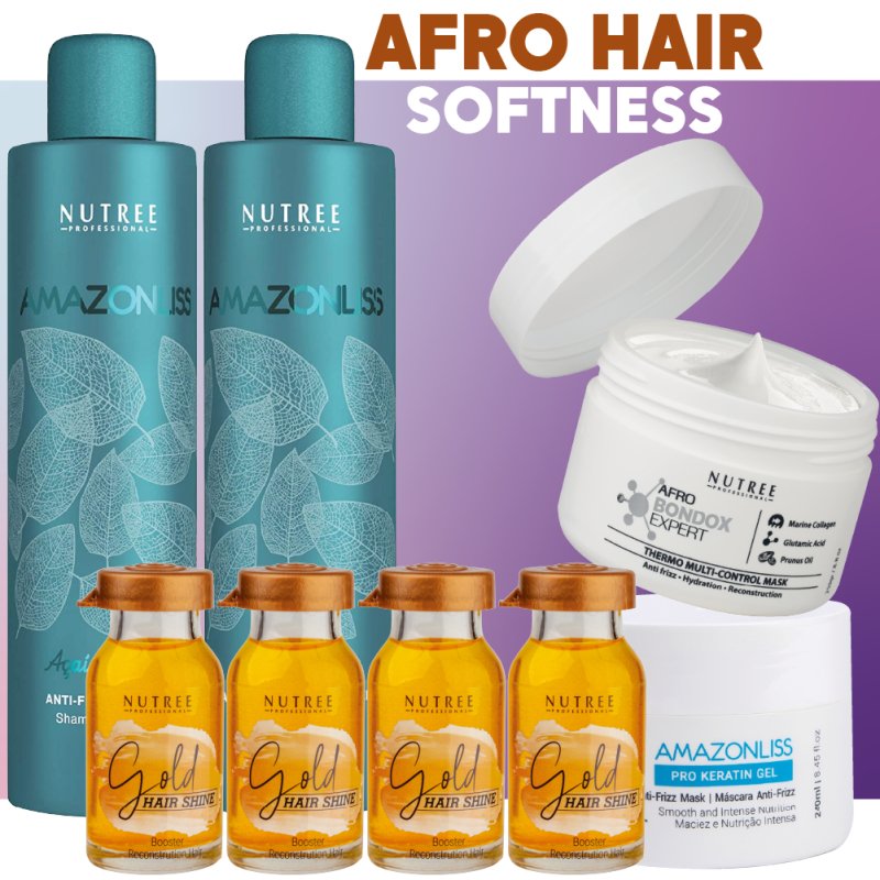 Afro Hair Softness Bundle - Amazonliss Home Care Complex - Nutree Cosmetics