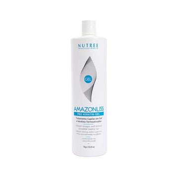 Amazonliss Pro Keratin Conditioning Gel - Professional Moisturizing Gel Keratin with Innovative Formula 2022 for Smooth Straight Hair 33.8 fl oz - Nutree Cosmetics