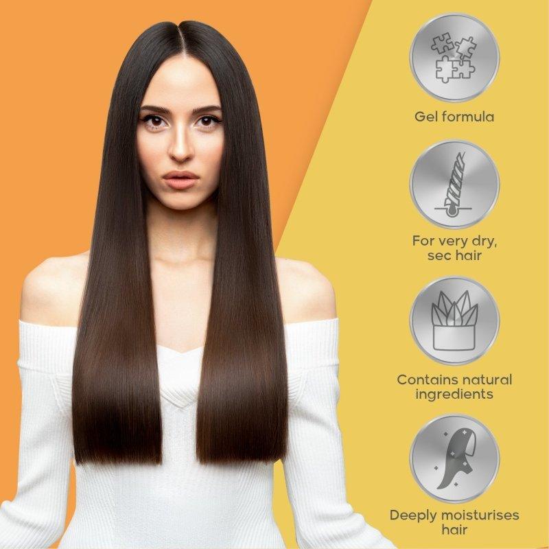 Amazonliss Pro Keratin Conditioning Gel - Professional Moisturizing Gel Keratin with Innovative Formula 2022 for Smooth Straight Hair 33.8 fl oz - Nutree Cosmetics