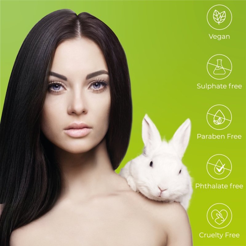 Amazonliss Vegan Care Anti Frizz Shampoo and Conditioner Set 8.45 fl. oz. - Nutree Cosmetics