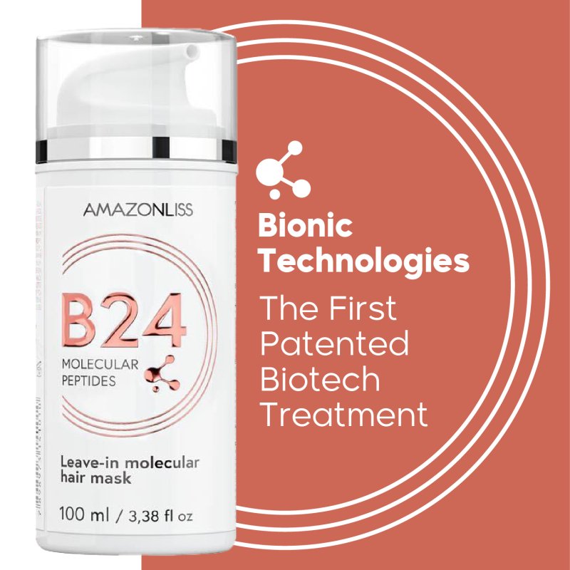 B24 Molecular Peptides – Leave-in molecular hair mask 3.38 fl oz. - Nutree Cosmetics