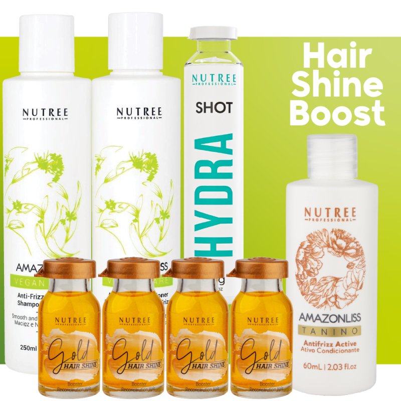 Safe & Vegan Hair Shine Boost - Nutree Cosmetics